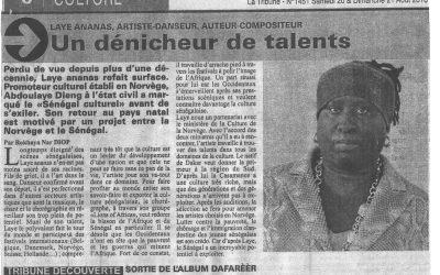 LAYE ANANAS, DANCER, SONGWRITER